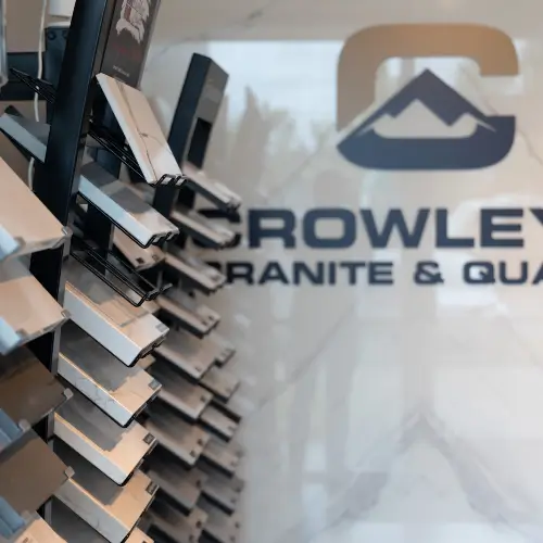 Custom Granite and Quartz countertop samples by Crowley’s Granite & Quartz | Serving Portland OR and Vancouver WA